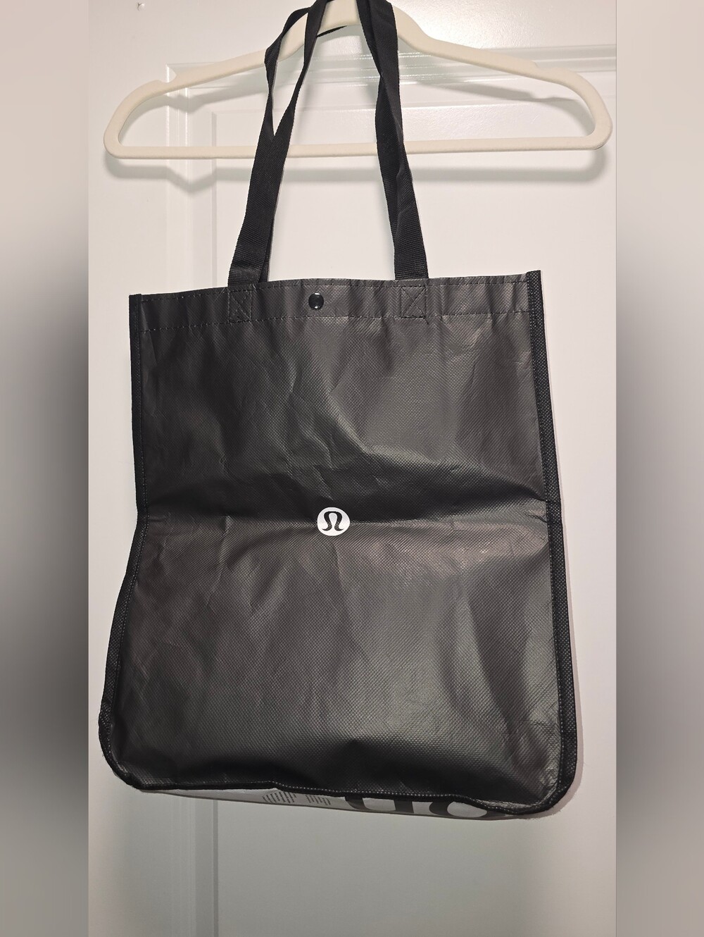 lululemon athletica Black & White Logo Tote Bag - Picture 4 of 5